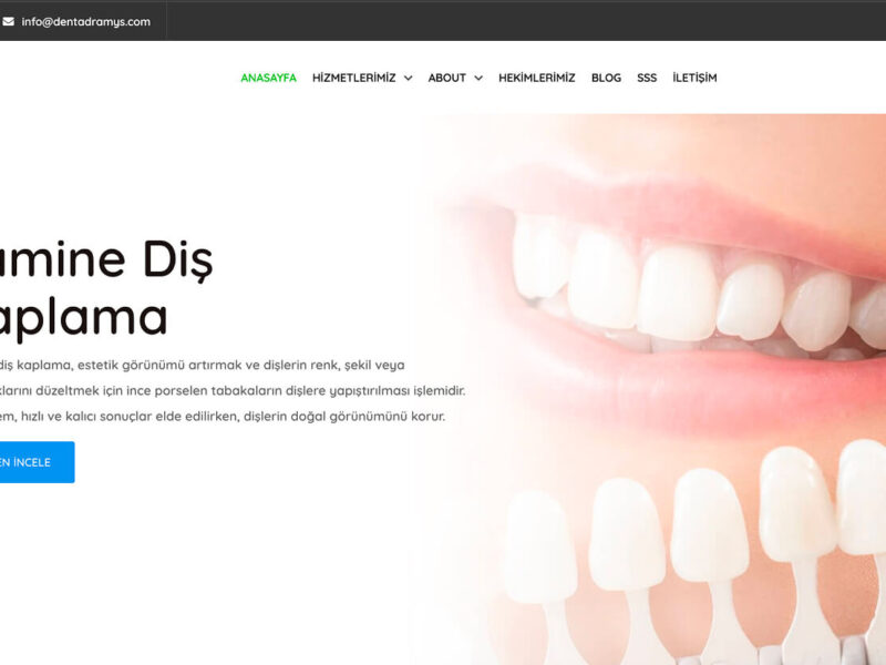 Dent adramys web sitesi geliştirme - Web270